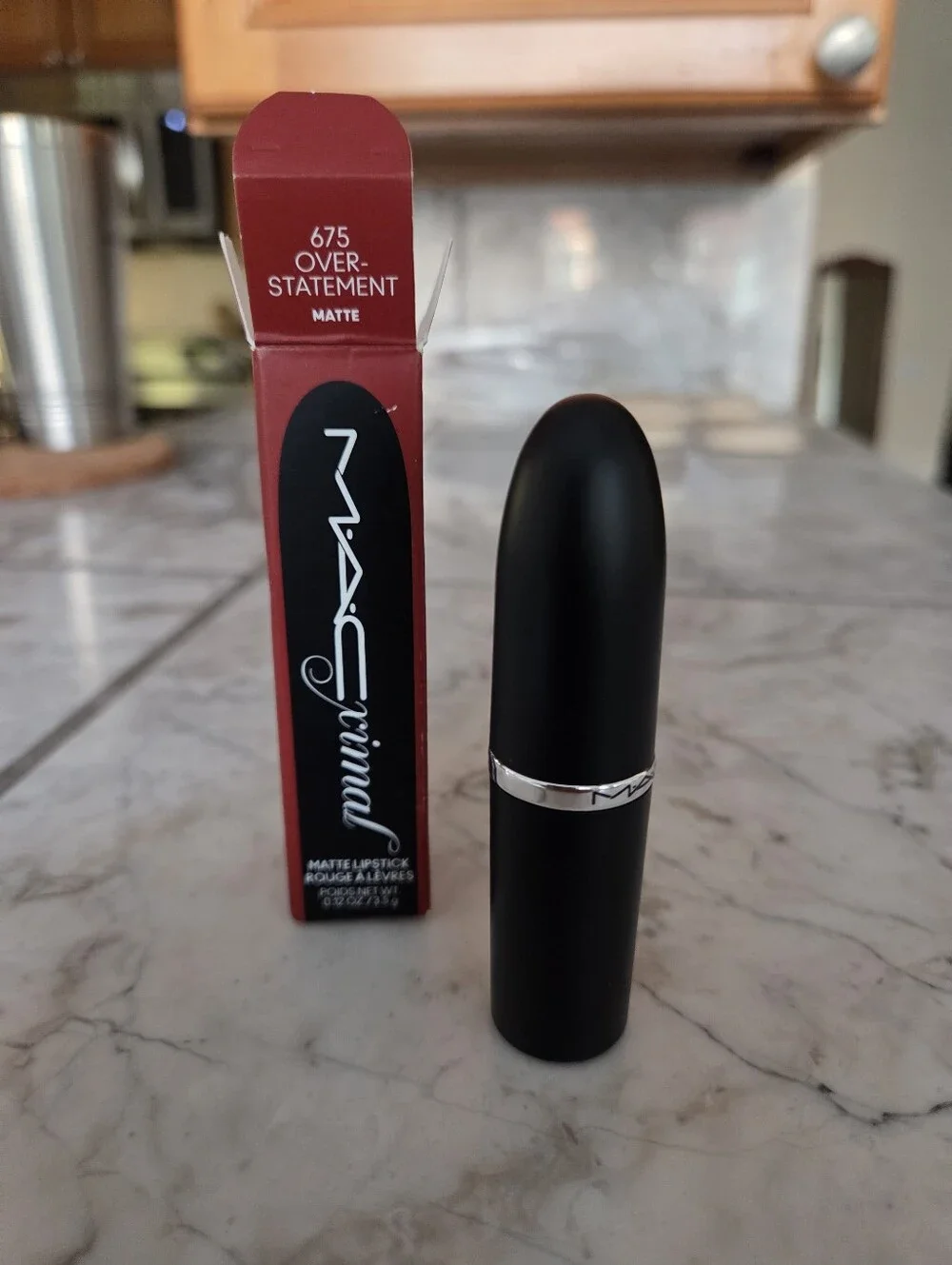 MAC Cosmetics Matte Lipstick - Overstatement 675 Deep Red